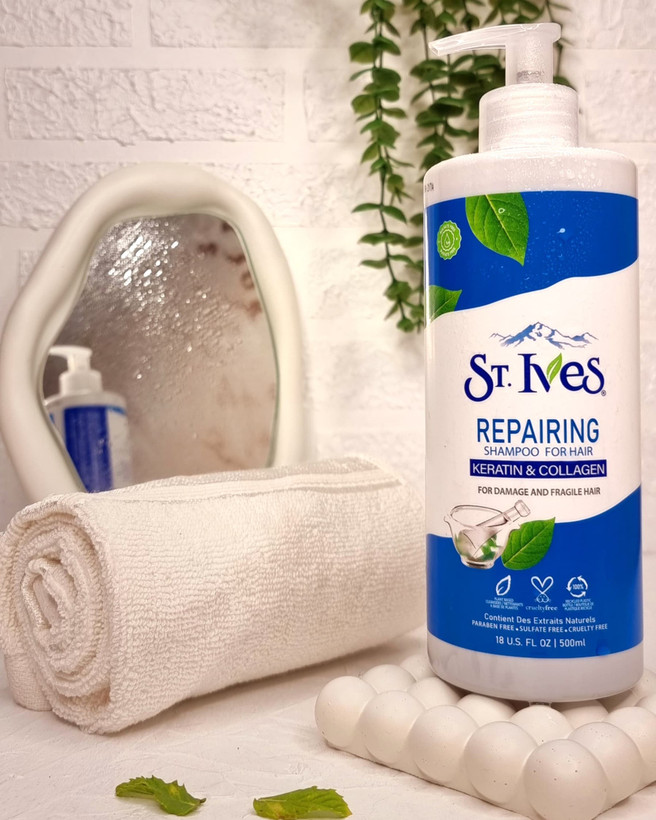 شامپو ST Ives سری کراتین و کلاژن